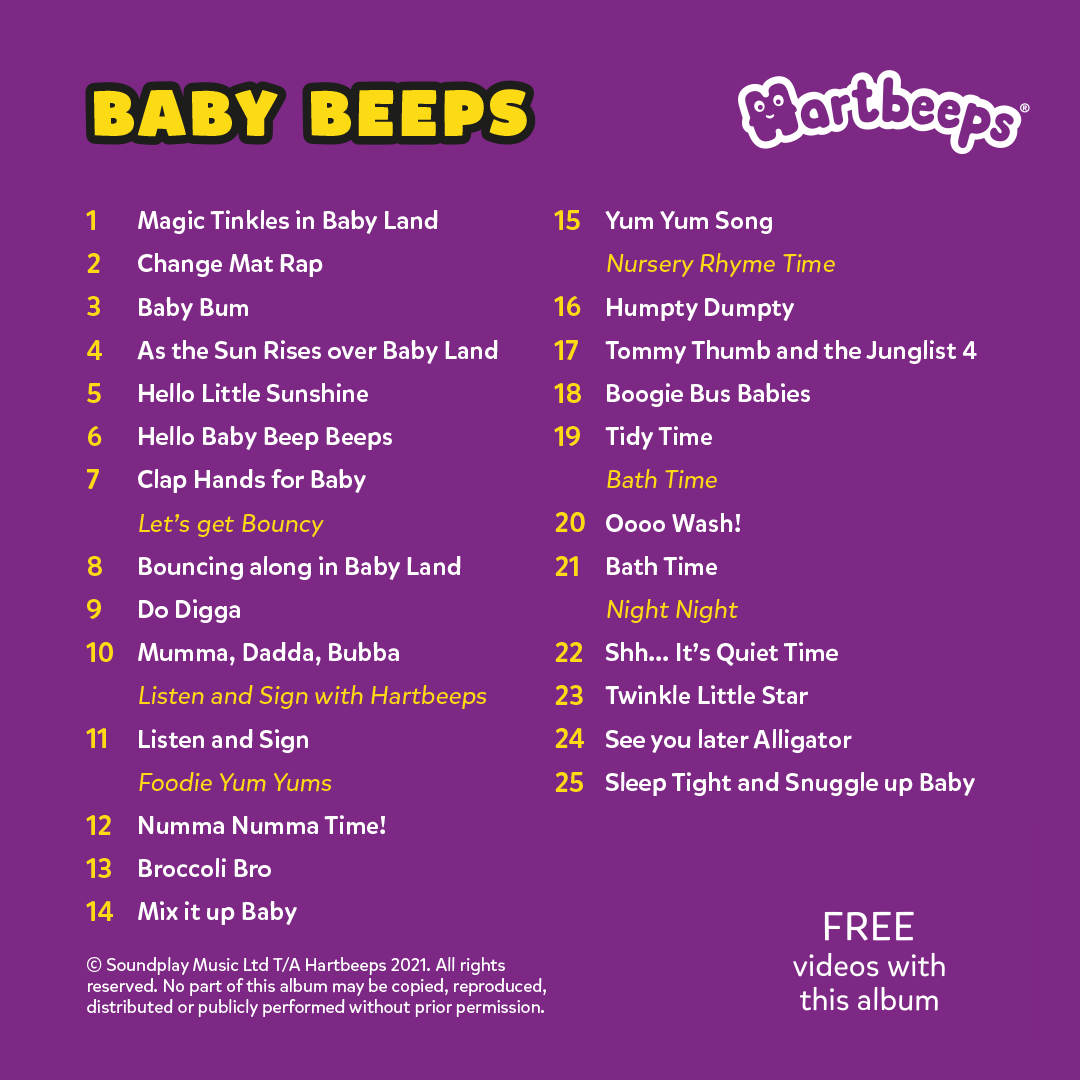 Baby Beeps Digital Album Download